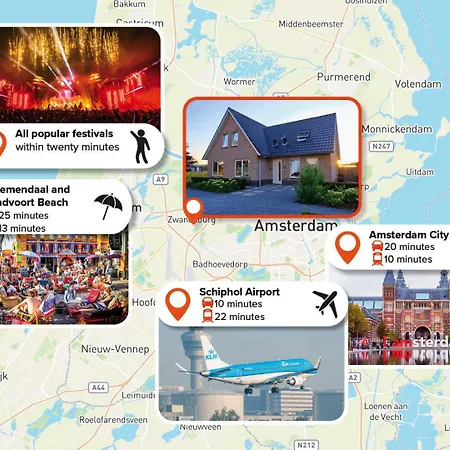 בית נופש Amsterdam 8 Beds 2 Bedrooms *